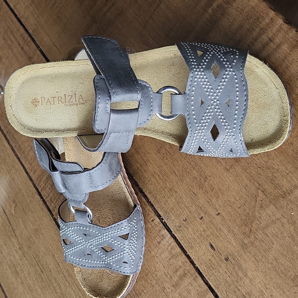 Patrizia gray blingy slides
